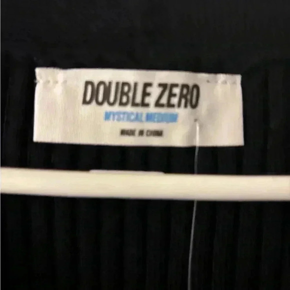Double Zero Black Button Down Sweater Dress  Trendy Small
Cozycore, cabincore - Picture 3 of 3